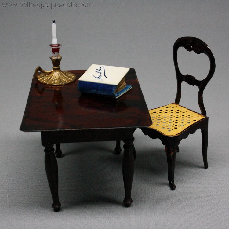 Puppenstuben zubehor rock graner , Antique Dollhouse miniature table rock graner , Puppenstuben zubehor rock graner