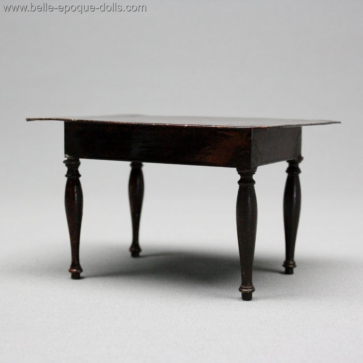 Antique Dollhouse miniature table rock graner , Puppenstuben zubehor rock graner