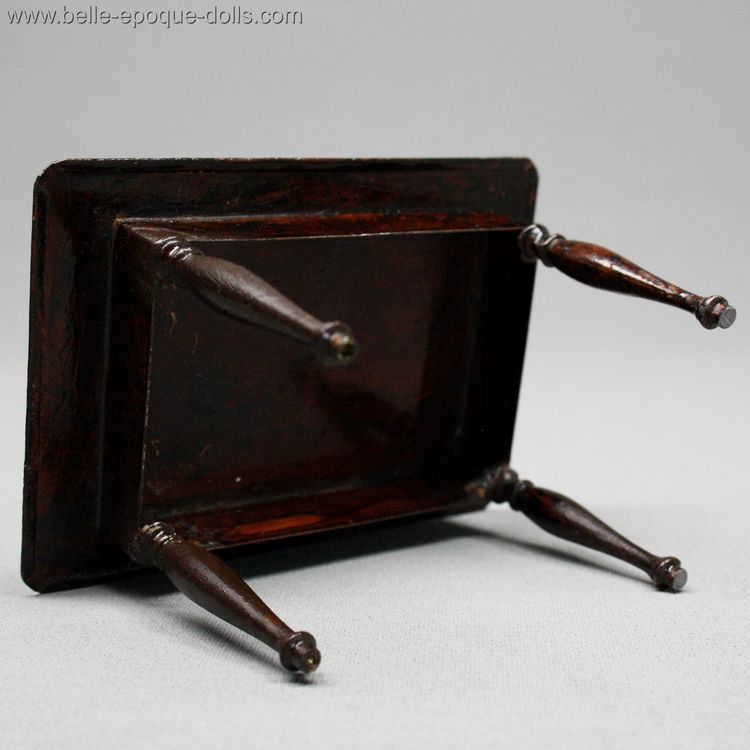 Antique Dollhouse miniature table rock graner , Puppenstuben zubehor rock graner