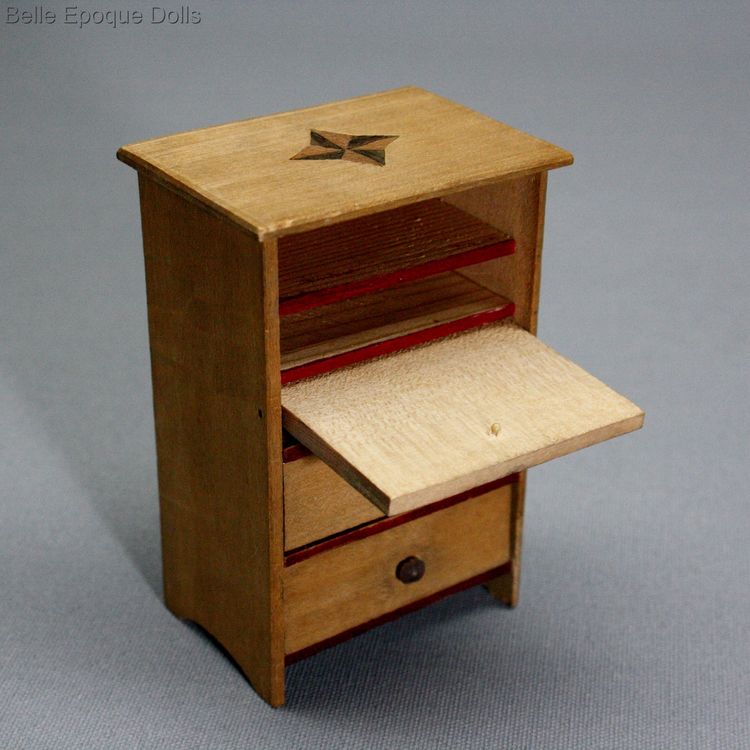 Antique Dollhouse miniature desk - Erzgebirge , Puppenstuben zubehor