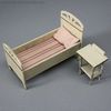 Antique Dollhouse miniature gottschalk , Antique dolls house furniture bedroom , Puppenstuben gottschalk schlafzimmer 