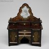 Antique Dollhouse miniature dressing table wagner sohne , Antique dolls house furniture boulle style , Puppenstuben mobel wagner sohne 