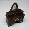 Antique dolls house furniture boulle style , Antique Dollhouse miniature dressing table wagner sohne , Puppenstuben mobel wagner sohne 