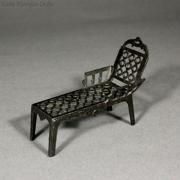 Puppenstuben zubehor , Antique Dollhouse metal furniture miniature , Puppenstuben zubehor