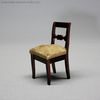 Antique Dollhouse miniature biedermeier bed chair ,  , Puppenstuben zubehor 