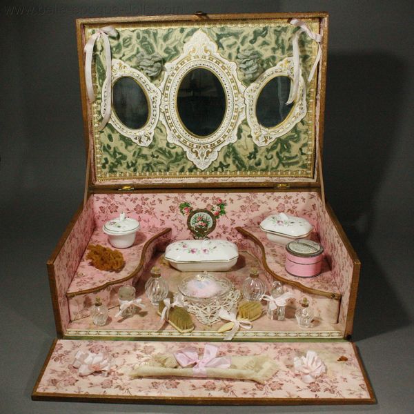 antique doll presentation box