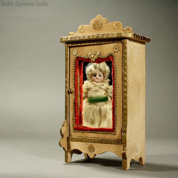 Antique Dollhouse miniature badeuille salon , Puppenstuben zubehor Französische Möbel 