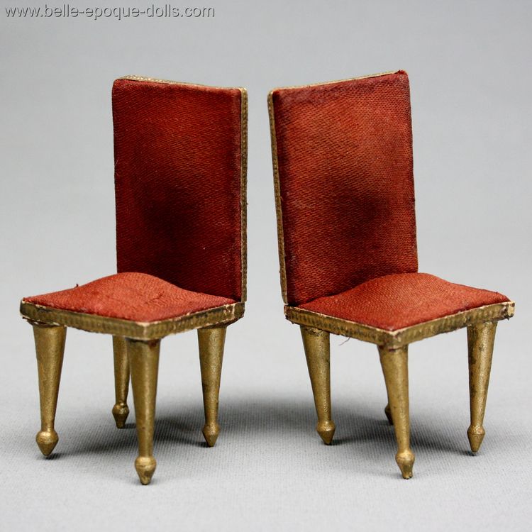 Antique Dollhouse miniature furniture , Puppenstuben zubehor