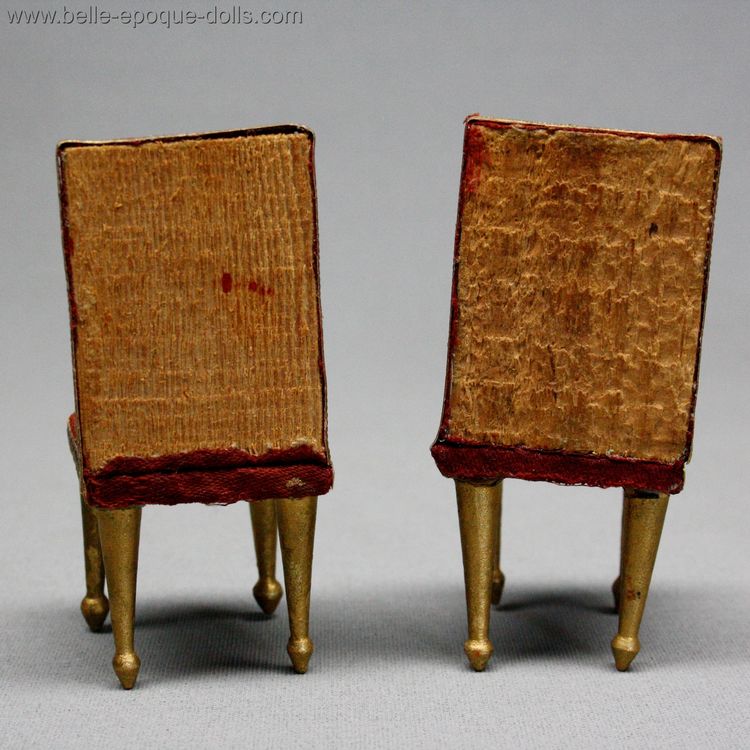 Antique dolls house furniture  , Puppenstuben zubehor