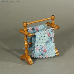 Antique Dolls House Towel Rack by Schneegas