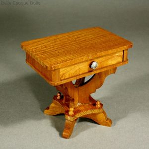 Antique Dolls House Sewing Table by Schneegas
