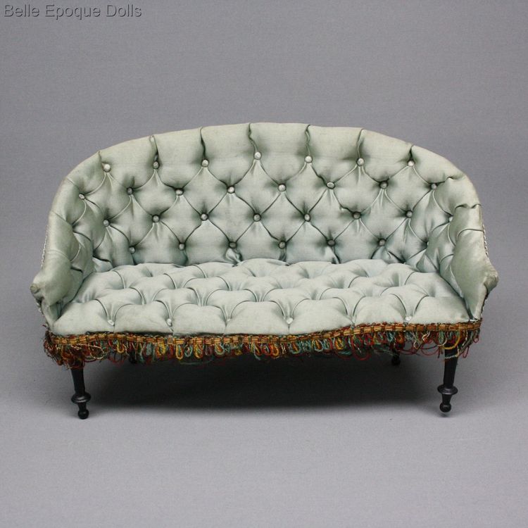 French antique sofa mignonette , Antique French salon furniture , Mbel Salon fr antike franzsische modepuppe 