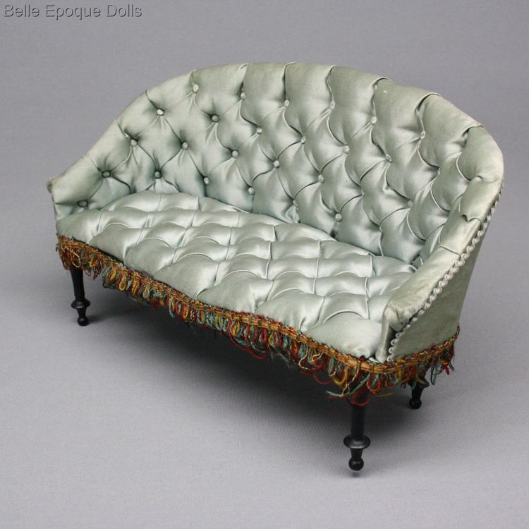Mbel Salon fr antike franzsische modepuppe  , French antique sofa mignonette