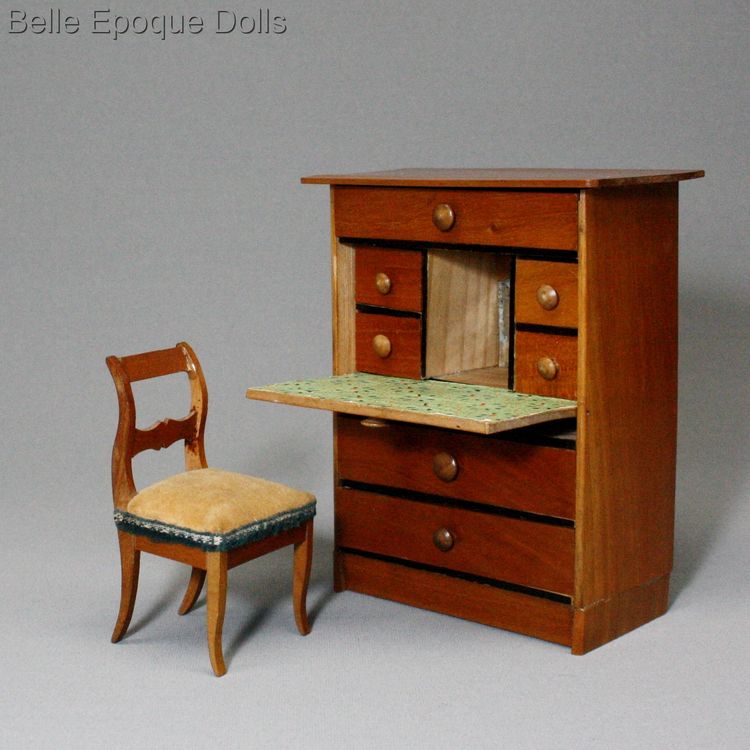 Antique dolls house biedermeier furniture  , Puppenstuben zubehor