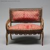 Antique dolls house furniture chair , Antique Dollhouse miniature french , Puppenstuben zubehor badeuille 