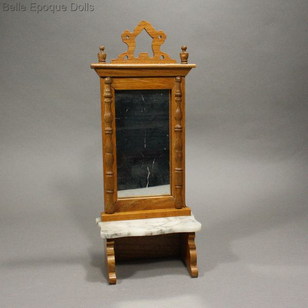 Antique dolls house furniture hall mirror schneegas , Puppenstuben zubehor spiegel