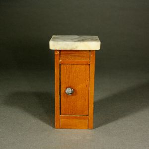 Schneegas - Night Stand with Marble Top