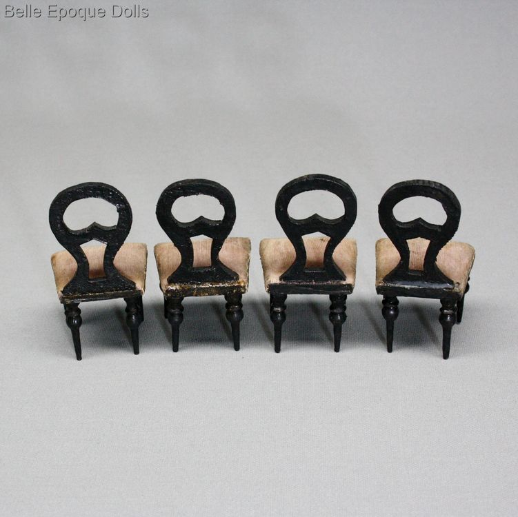 Antique dolls house furniture  , Puppenstuben zubehor , Antique Dollhouse miniature