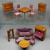 , Puppenstuben zubehor , Antique dolls house furniture  