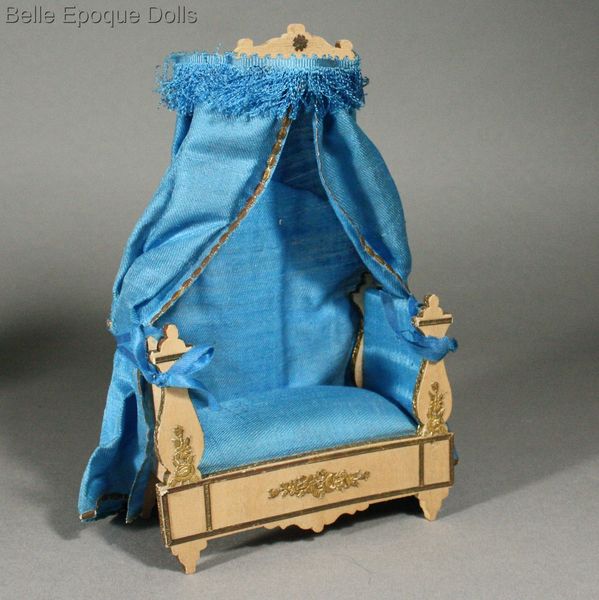 Antique Dollhouse french miniature salon , Puppenstuben Französische möbel zubehor
