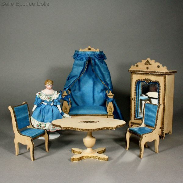 Puppenstuben Franzsische mbel zubehor , Antique Dollhouse french miniature salon , Puppenstuben Franzsische mbel zubehor