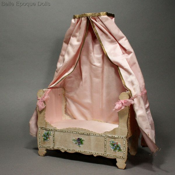 Antique dolls house Bolant furniture in origianal boxes , Puppenstuben franzosische möbel zubehor