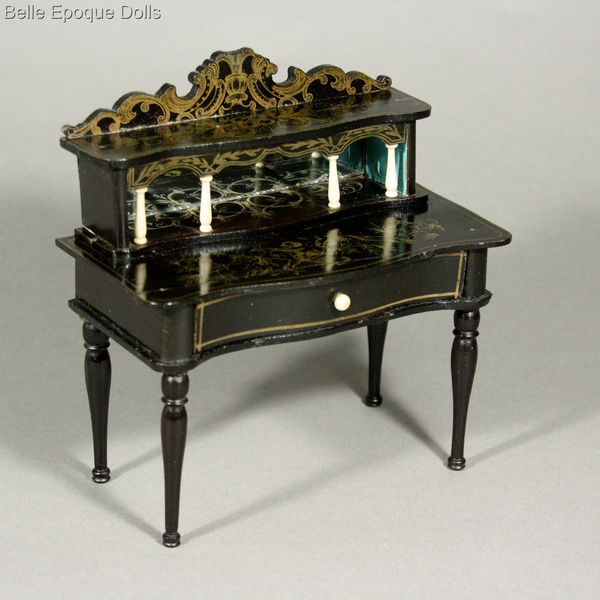 Antique Dollhouse miniature , Wagner Shne desk bone knob