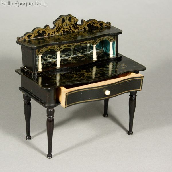 Wagner Shne desk bone knob , Antique Dollhouse miniature , Puppenstuben zubehor