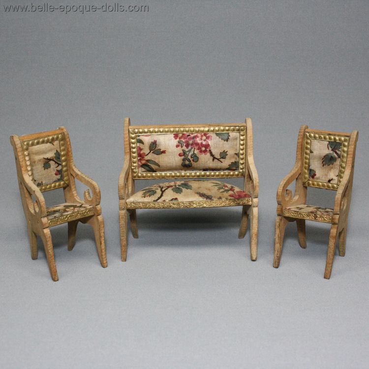 Antique dolls house furniture  , Puppenstuben möbel