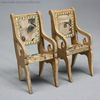 Antique dolls house furniture  , Antique Dollhouse miniature Badeuille furniture , Puppenstuben mbel 