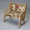 Antique Dollhouse miniature Badeuille furniture , Antique dolls house furniture  , Puppenstuben mbel 