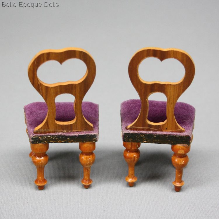 Antique Dollhouse miniature , Antique dolls house furniture 