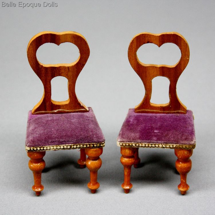 Antique dolls house furniture  , Puppenstuben zubehor , Antique Dollhouse miniature