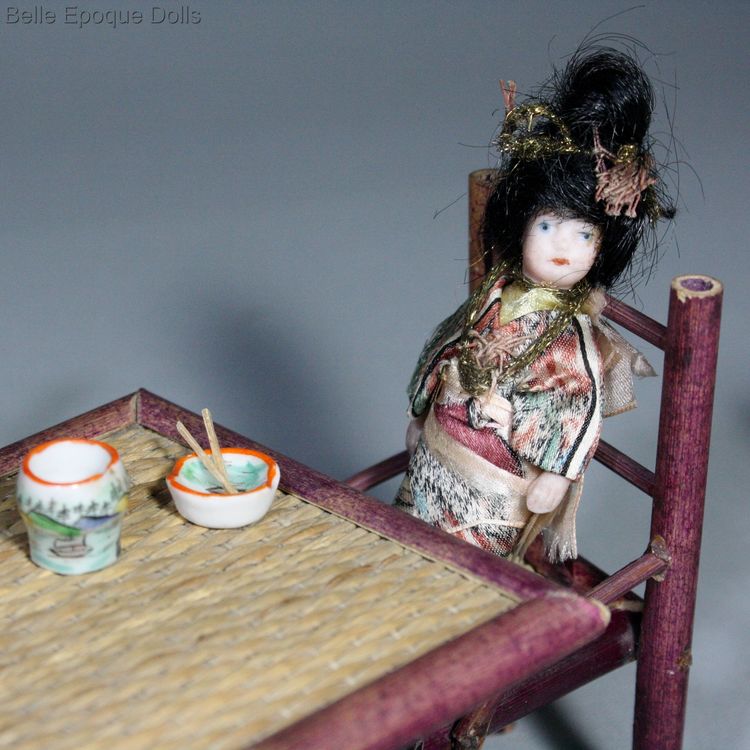 Puppenstuben zubehor , Antique Dollhouse miniature furniture , Puppenstuben zubehor
