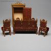 Antique dolls house furniture german , Antique Dollhouse miniature schneegas , Puppenstuben zubehor 