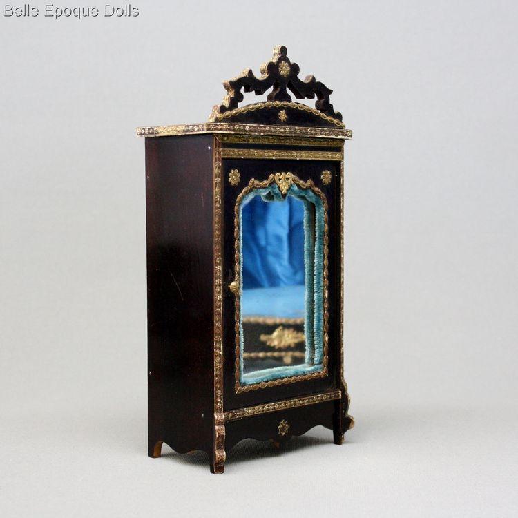 Antique Dollhouse miniature French salon , Louis Badeuille furniture , Antique Dollhouse miniature French salon