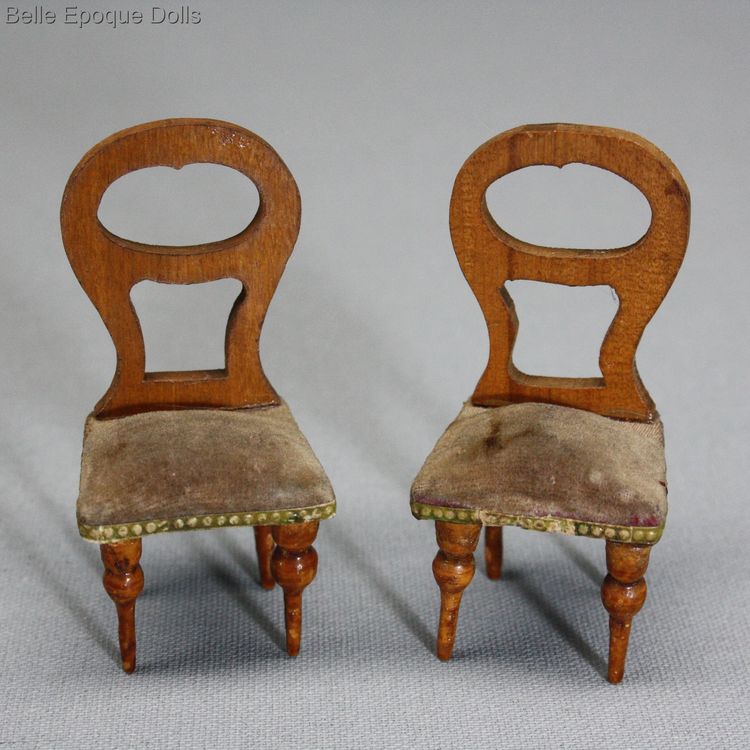 Puppenstuben zubehor , Antique Dollhouse miniature wooden furniture , Puppenstuben zubehor