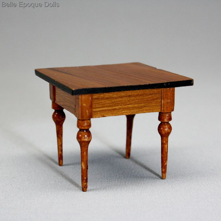 Puppenstuben zubehor , Antique Dollhouse miniature wooden furniture , Puppenstuben zubehor