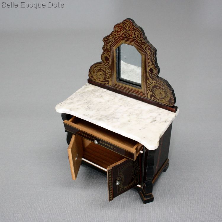 Puppenstuben zubehor mbel biedermeier boulle , wagner sohne furniture