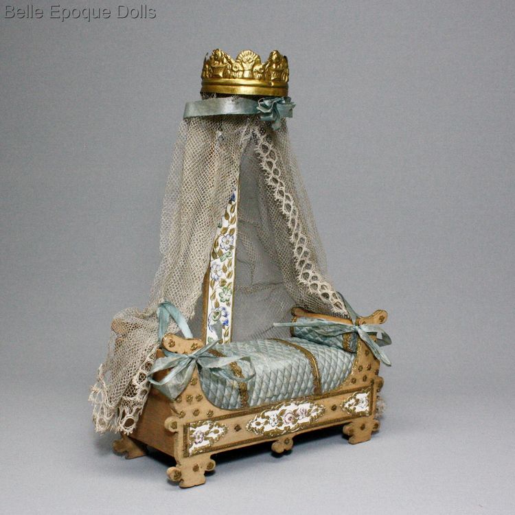 Badeuille parlor , Antique Dollhouse miniature badeuille , Puppenstuben zubehor