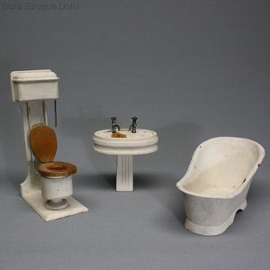 Bathroom Set : Bath - Washbasin - Toilet