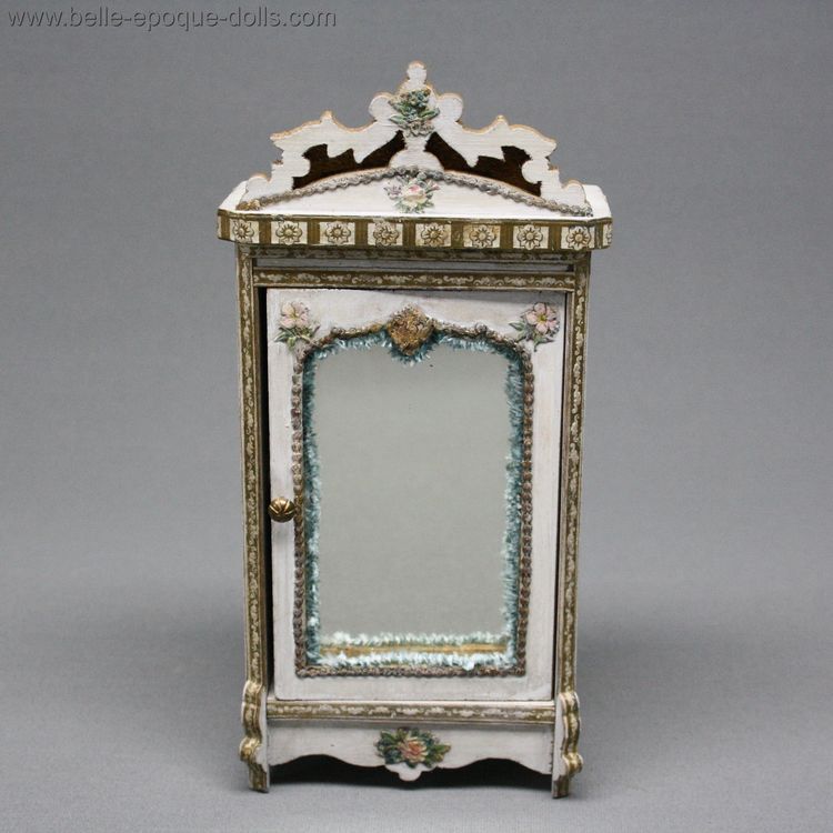 Antique miniature salon for sale , Antique French wooden salon with floral design