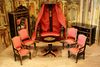 Victor Bolant salon , Antique Dollhouse miniature French salon ,  