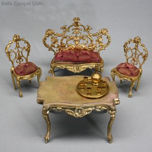 Luxury Antique French Gilded Cast Bronze Salon
