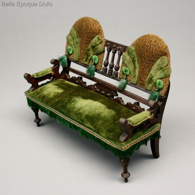 Antique Dollhouse miniature german furniture , Puppenstuben zubehor