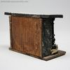 Antique dolls house furniture fire place , Antique Dollhouse miniature harrass , Puppenstuben mbel 