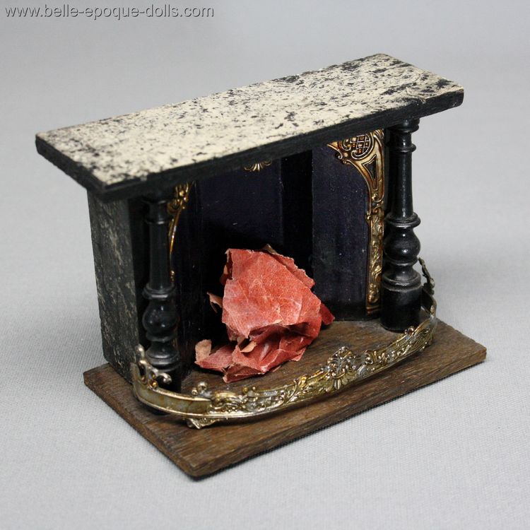 Antique Dollhouse miniature harrass , Puppenstuben mbel