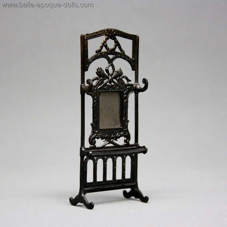 Antique dolls house metal furniture  , Puppenstuben zubehor