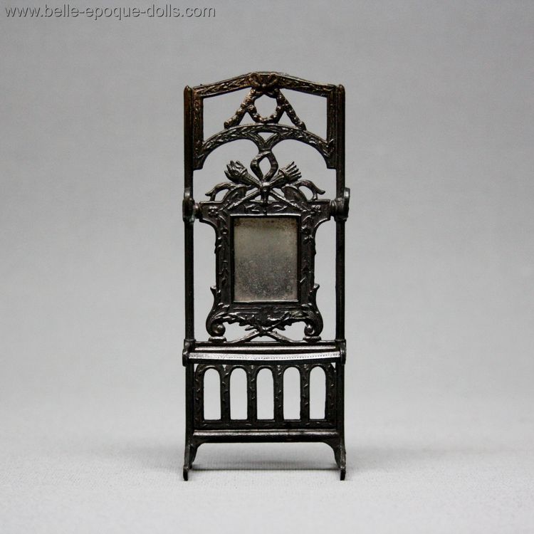 Puppenstuben zubehor , Antique Dollhouse miniature Entry Hall Rack , Puppenstuben zubehor