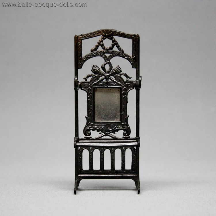 Puppenstuben zubehor , Antique Dollhouse miniature Entry Hall Rack , Puppenstuben zubehor